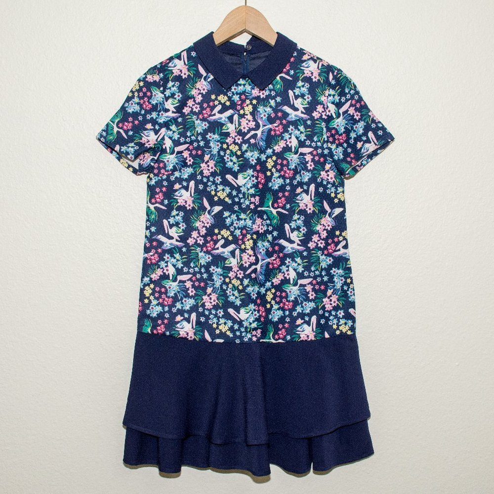 Lyn Around Pelican Print Polo Dress